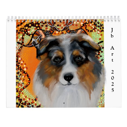 AUSTRALIAN SHEPHERD KALENDER (Achterkant)