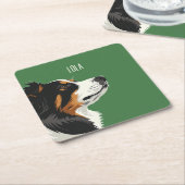 Australian Shepherd Kartonnen Onderzetters (Schuin)