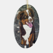 Australian Shepherd Keramisch Ornament (Rechts)