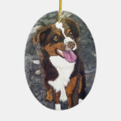 Australian Shepherd Keramisch Ornament (Voorkant)