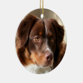 Australian Shepherd Keramisch Ornament (Rechts)
