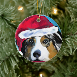Australian Shepherd Keramisch Ornament