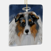 Australian Shepherd Keramisch Ornament (Rechts)