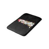 Australian Shepherd kerstboom Light Aussie Xm Badmat (Gekanteld)