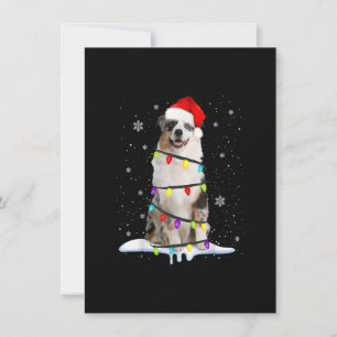 Australian Shepherd kerstboom Light Aussie Xm Kaart
