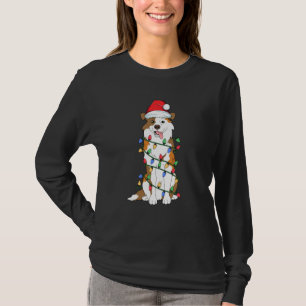 Australian Shepherd kerstboom Light Aussie Xm T-shirt