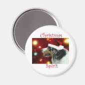 Australian Shepherd Kerstgeest - Magneet (Voorkant / Achterkant)