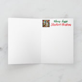 Australian Shepherd kerstkous Kaart (Binnen)