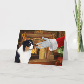 Australian Shepherd kerstvakantie Kaart