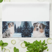 Australian Shepherd Kitchen Towel Theedoek (Gevouwen)