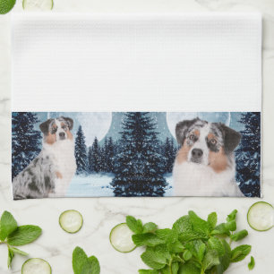 Australian Shepherd Kitchen Towel Theedoek