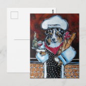 AUSTRALIAN SHEPHERD KOK BRIEFKAART (Voorkant / Achterkant)