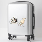 Australian Shepherd - Kudden Sticker (Koffer)