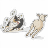 Australian Shepherd - Kudden Sticker (Voorkant)