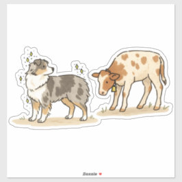 Australian Shepherd - Kudden Sticker