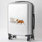 Australian Shepherd - Kudden Sticker (Koffer)