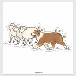 Australian Shepherd - Kudden Sticker