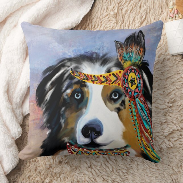 AUSTRALIAN SHEPHERD  KUSSEN (Deken)