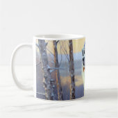 Australian Shepherd Laat Het Sneeuw Kerstmis Koffiemok (Links)