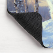 Australian Shepherd Laat Het Sneeuw Kerstmis Muismat (Hoek)