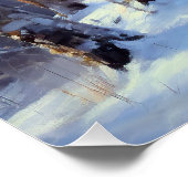 Australian Shepherd Laat Het Sneeuw Kerstmis Perfect Poster (Hoek)