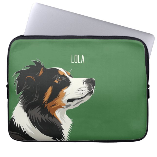 Australian Shepherd Laptop Sleeve (Voorkant)