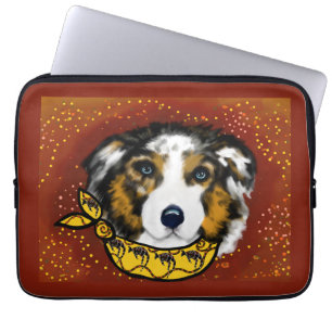 AUSTRALIAN SHEPHERD LAPTOP SLEEVE