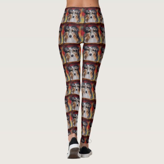 AUSTRALIAN SHEPHERD LEGGINGS (Achterkant)