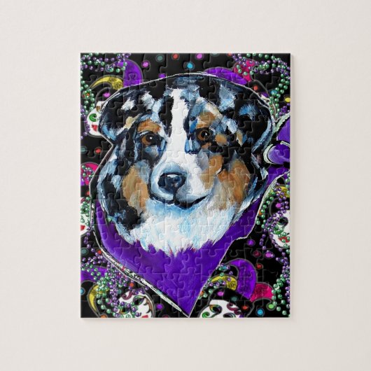 AUSTRALIAN SHEPHERD LEGPUZZEL (Verticaal)