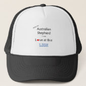 Australian Shepherd Lick Design Trucker Pet (Voorkant)