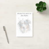 Australian Shepherd Liefhebber Monogram Honden Post-it® Notes (Kantoor)