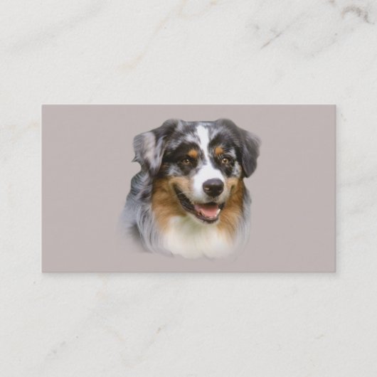 Australian Shepherd Lover Visitekaartje (Voorkant)