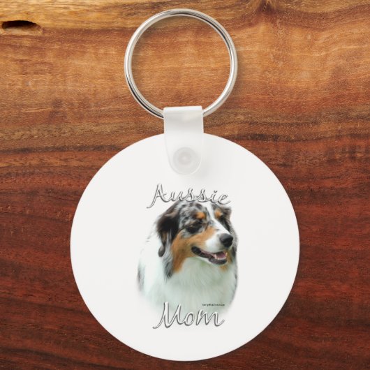 Australian Shepherd Ma 2 Sleutelhanger (Voorkant)