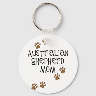 Australian Shepherd mama Sleutelhanger