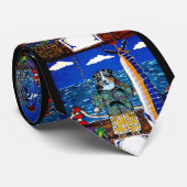 Australian Shepherd Marlin Vist Stropdas (Opgerold)