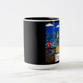 Australian Shepherd Marlin Vist Tweekleurige Koffiemok (Center)