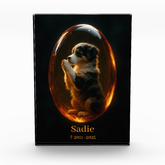 Australian Shepherd Memorial  Fotoblokken (Voorkant)