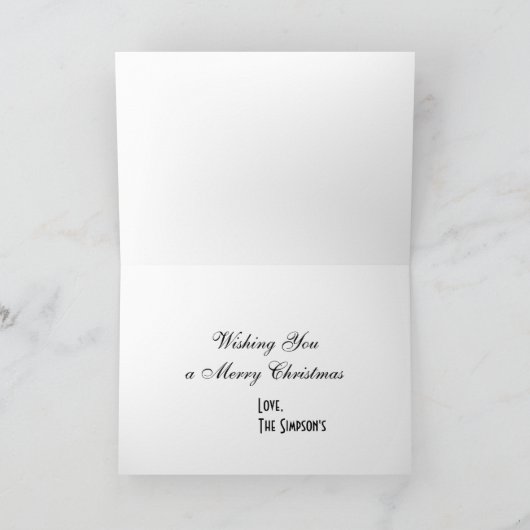 Australian Shepherd Merry Kerstmis Feestdagen Kaart (Binnen)