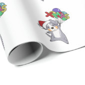 Australian Shepherd Merry Winter Cadeaupapier (Rol Hoek)