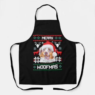 Australian Shepherd Merry Woofmas Kerstmis Schort