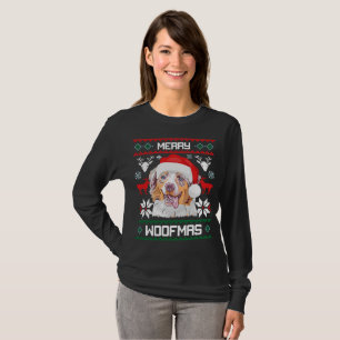 Australian Shepherd Merry Woofmas Kerstmis T-shirt