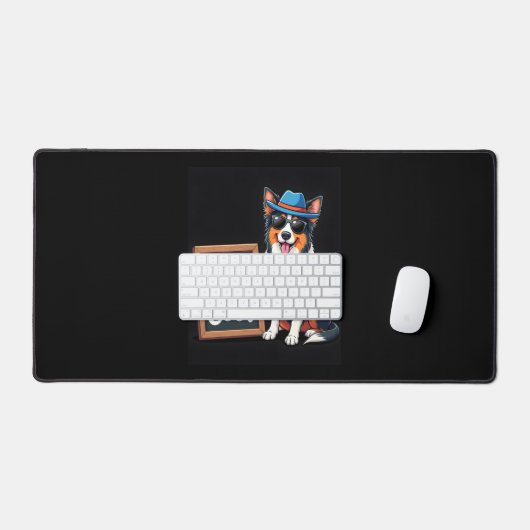 Australian Shepherd Mijn hond denkt dat ik cool be Bureaumat (Keyboard & Muis)