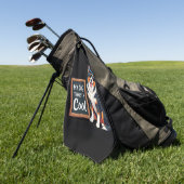 Australian Shepherd Mijn hond denkt dat ik cool be Golfhanddoek (Groen)