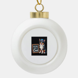 Australian Shepherd Mijn Hond Denkt Dat Ik Cool Be Keramische Bal Ornament