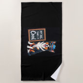 Australian Shepherd Mijn hond denkt dat ik cool be Strandlaken (Voorkant)