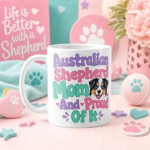 Australian Shepherd Moeder en Trots  Koffiemok