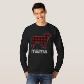 Australian Shepherd Mom Mama for Aussie Dog  Shepa T-shirt (Voorkant volledig)