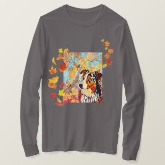 Australian Shepherd & Monarchvlinders T-Shirt
