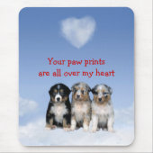 Australian Shepherd Mousepad Muismat (Voorkant)