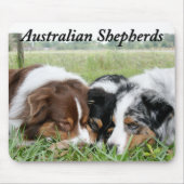 Australian Shepherd Mousepad Muismat (Voorkant)